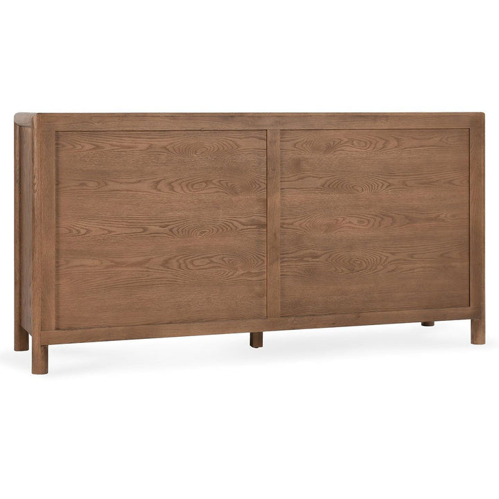 Corda - Solid Wood 6 Drawer Dresser - Brown/Natural