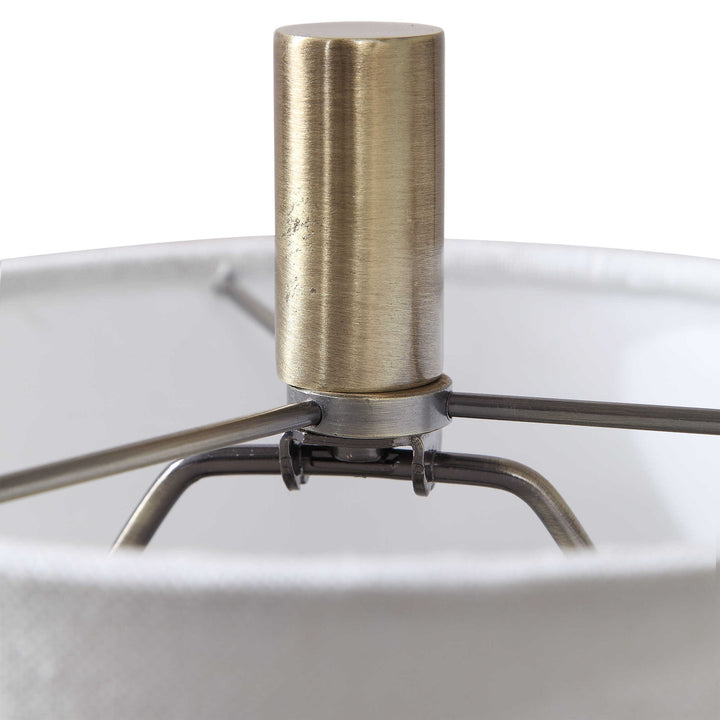 Minette - Mid-Century Buffet Lamp - White