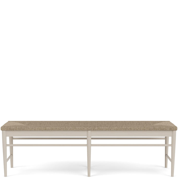 Laguna - Rush Seat Dining Bench - Beige