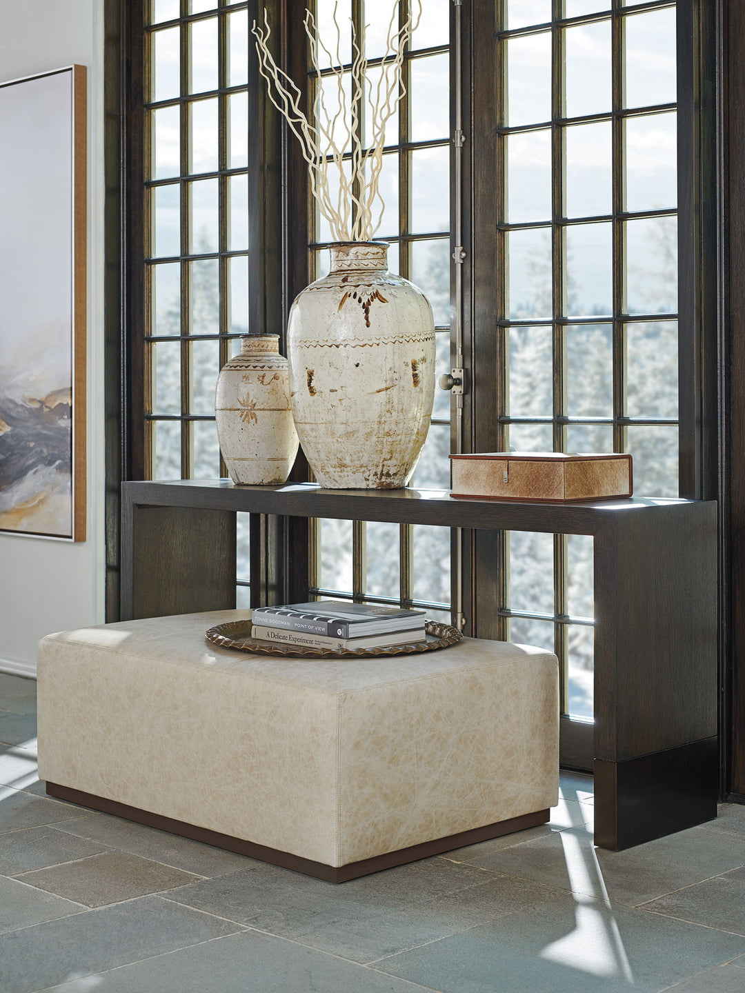 Barclay Butera Upholstery - Sterling Ottoman
