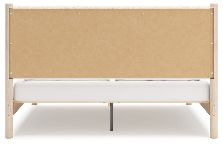 Cadmori - Upholstered Panel Bed