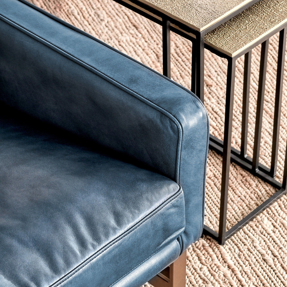 Chazzie - Club Chair - Ocean Blue
