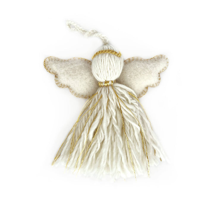 Tassel Fringe Angel Ornament