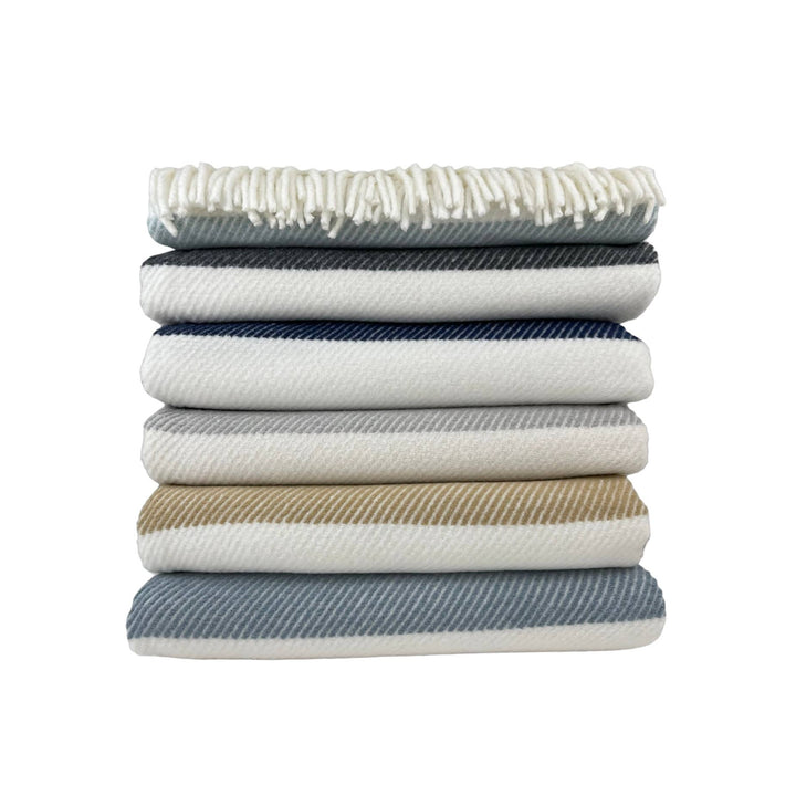 337 - Candy Stripe: Cream/Cobalt