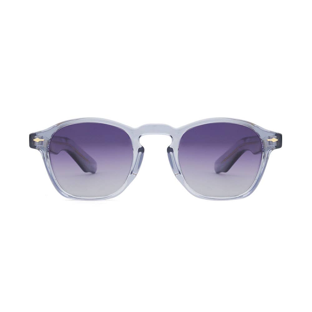 KYLIE | Transparent Grey | Gold Accent | Gradient Lens