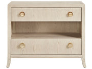 Velora - Nightstand With LED - Light Brown