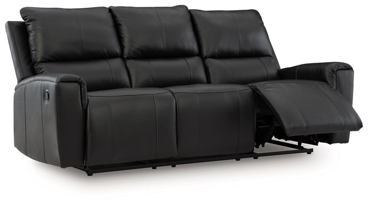 Glossmore - Black - Reclining Sofa