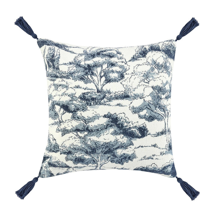Villa Classics - TL Stonework Pillow - Denim Blue