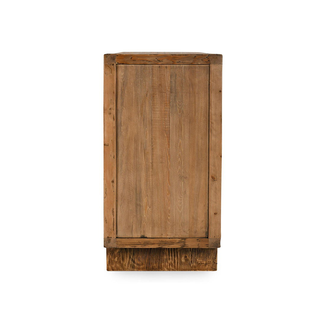 Bast - Pine Wood 4 Door Cabinet