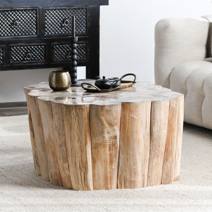 Norwest - Petrified Wood Coffee Table - Natural
