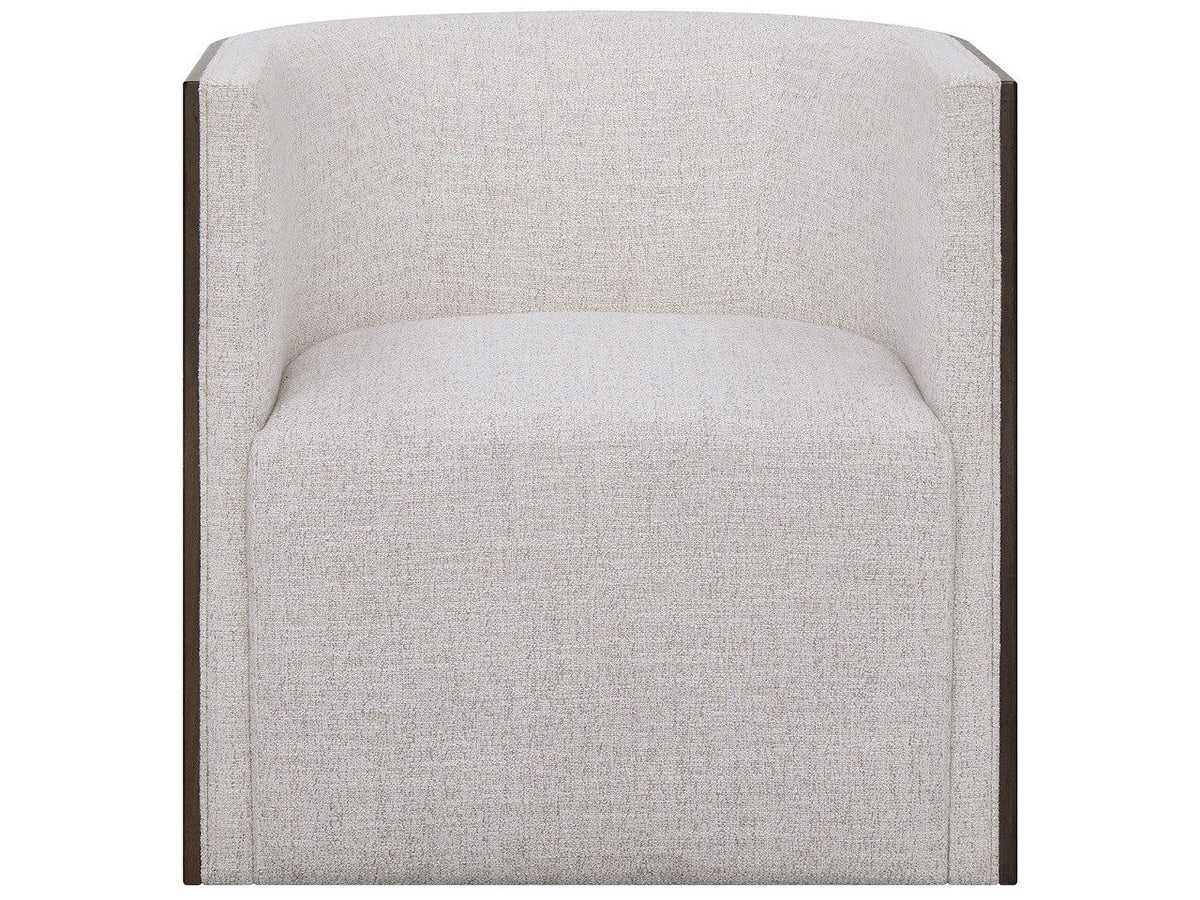 Sutton - Swivel Chair - Monique Linen