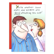 Check You Out Birthday Card - 8221