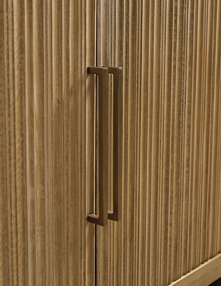 Niam - Light Antique Beige - Accent Cabinet