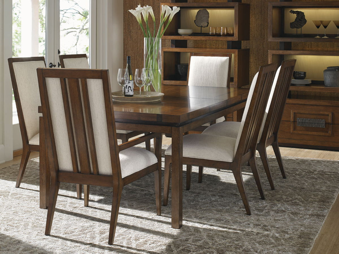 Island Fusion - Tonga Tiered Bookcase - Dark Brown