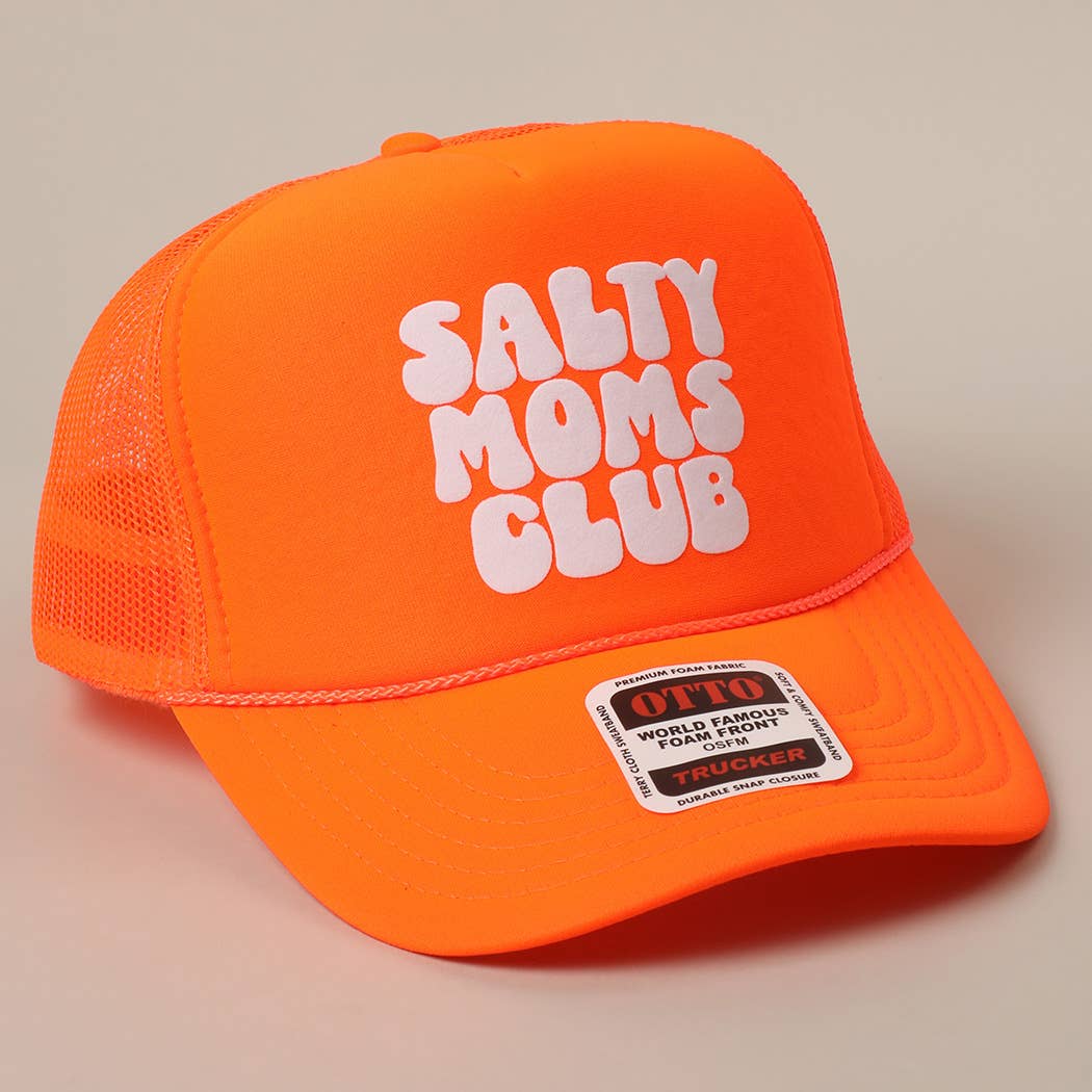 Salty Moms Club Printed Mesh Back Trucker Hat