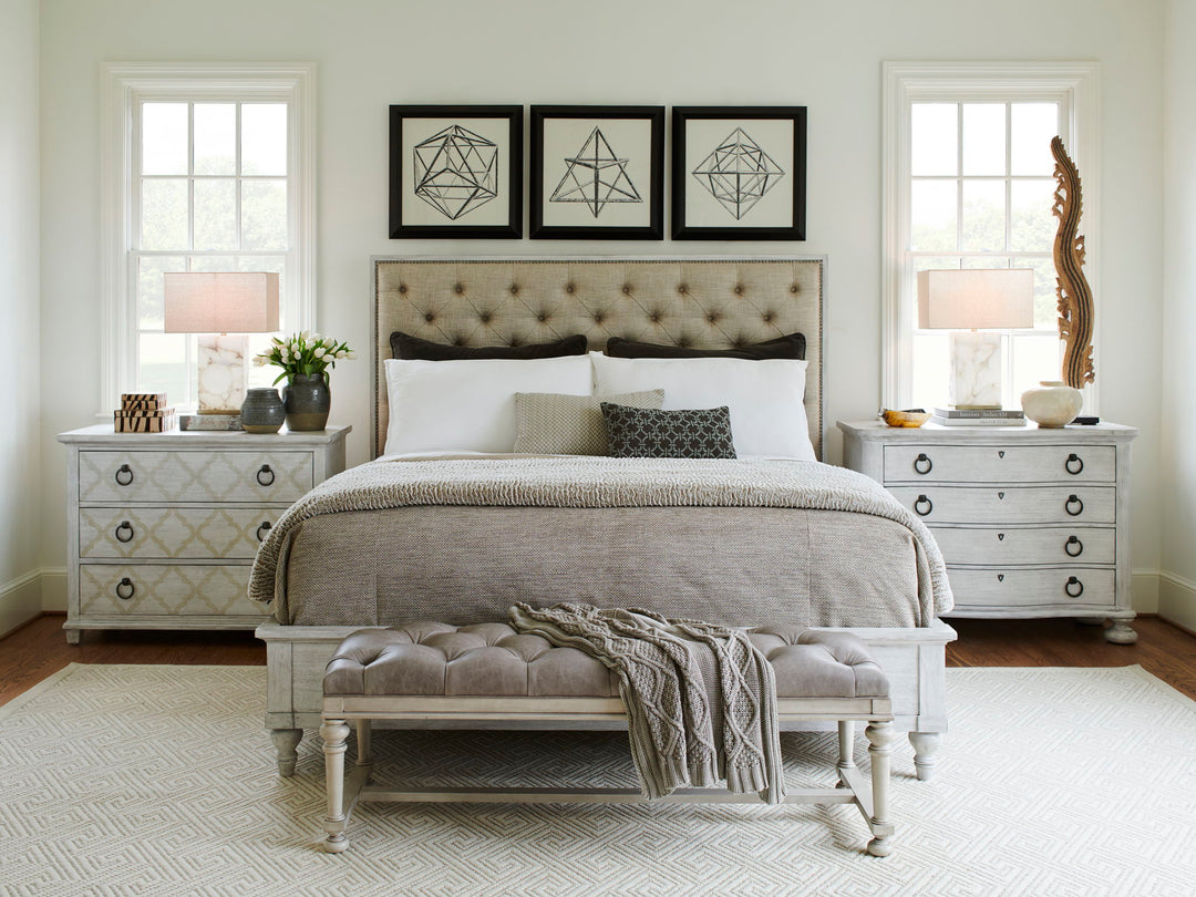 Oyster Bay - Brookhaven Hall Chest - Pearl Silver