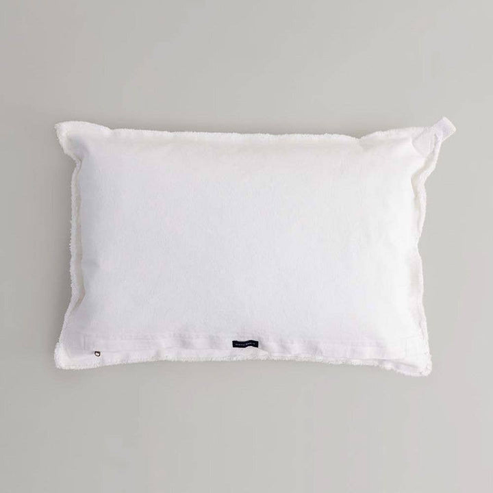 Personalized Your Word + Coordinates Stencil Lumbar Pillow: Natural / 18" X 25"
