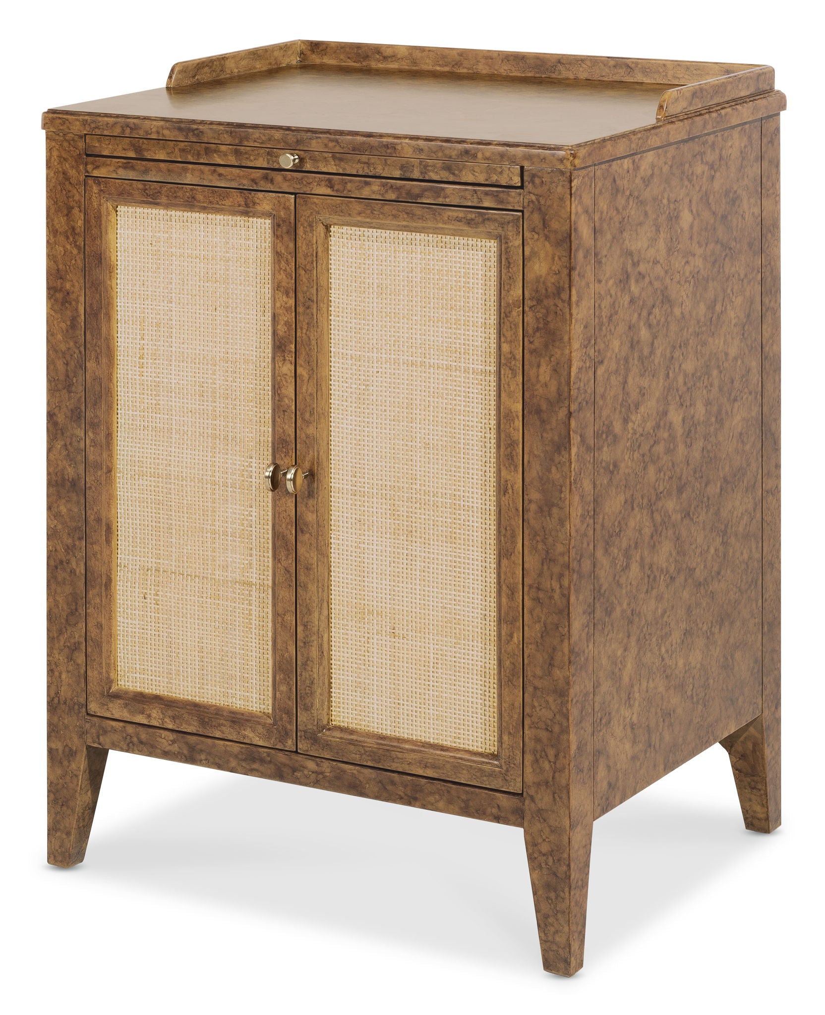 Archives - Two-Door Nightstand - Dark Brown
