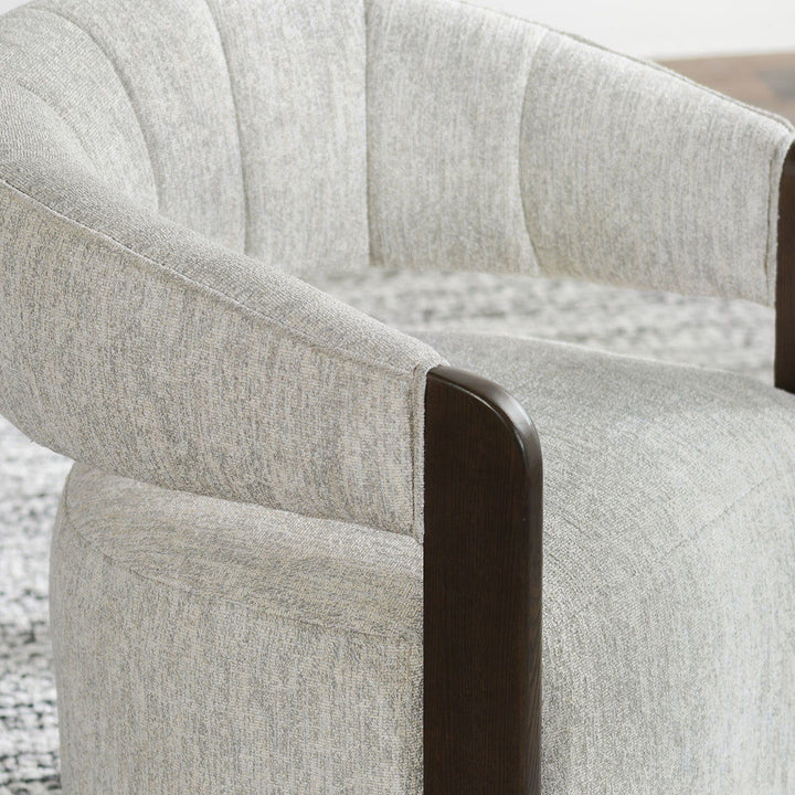 James - Swivel Accent Chair - Glacier Gray