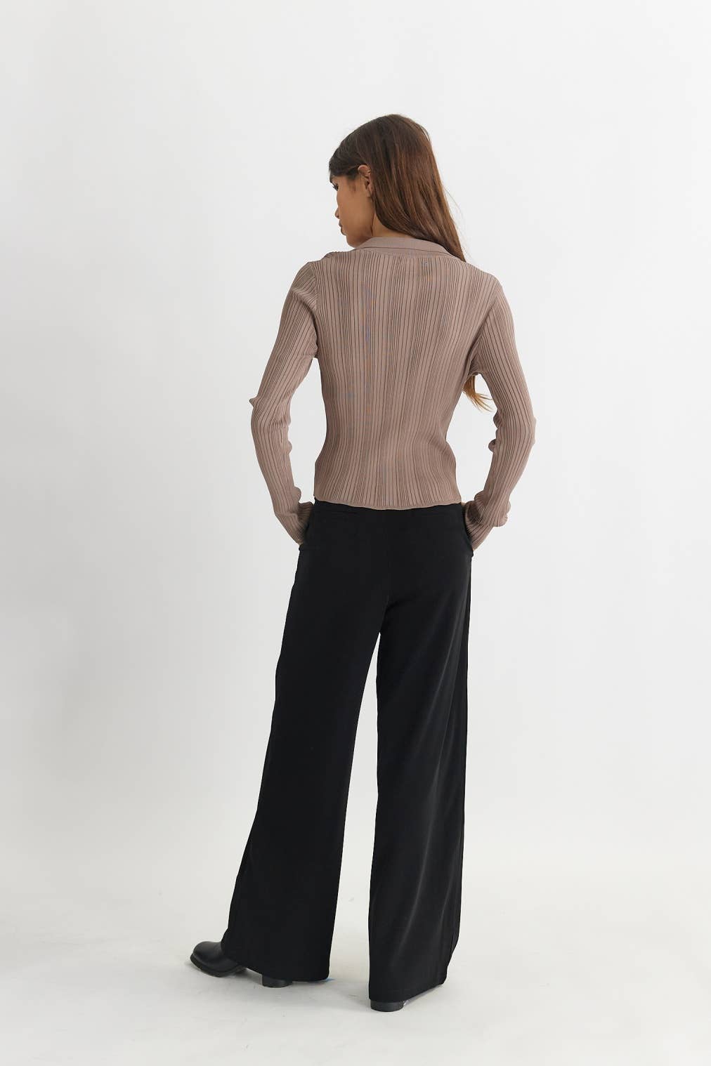 The Celine Top: TAUPE / SMALL