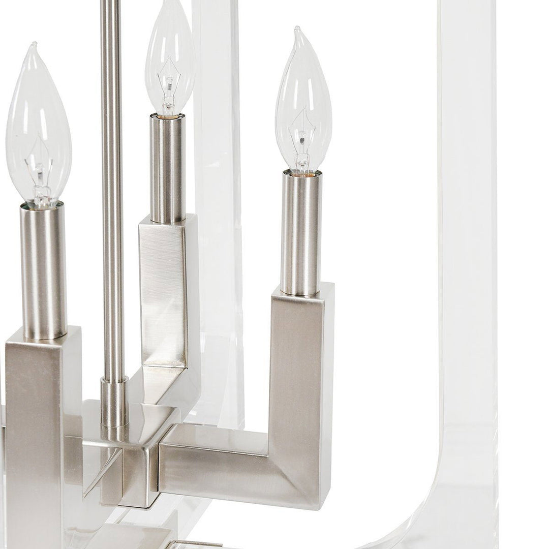 Ellison - Chandelier - Clear/Nickel
