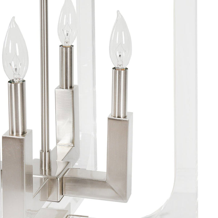 Ellison - Chandelier - Clear/Nickel