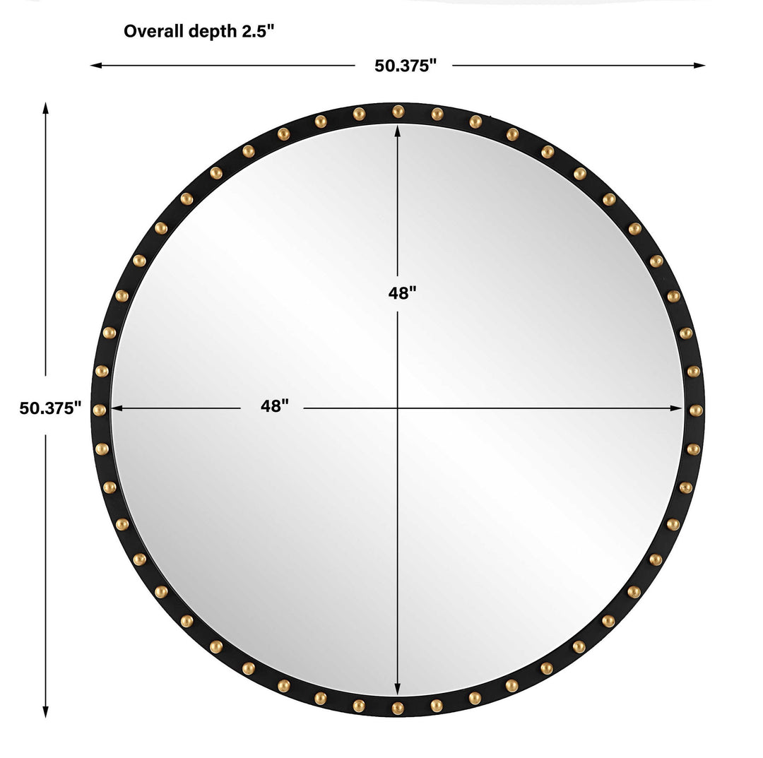 Sele - Oversized Round Mirror