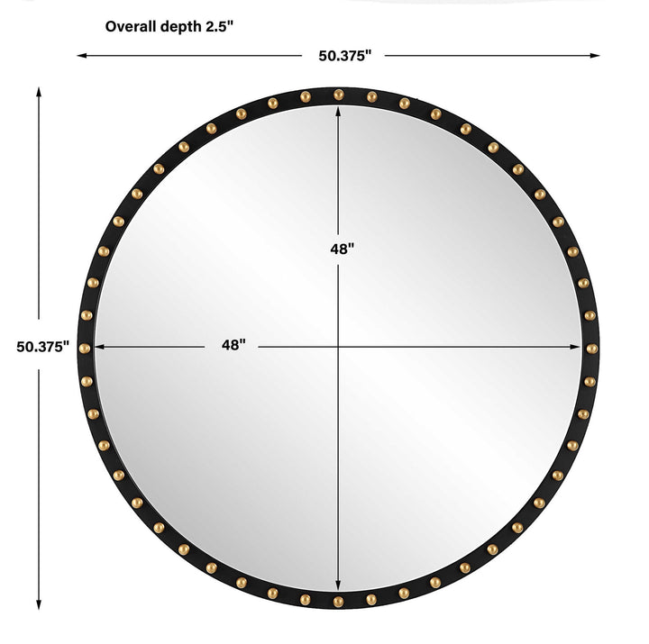 Sele - Oversized Round Mirror