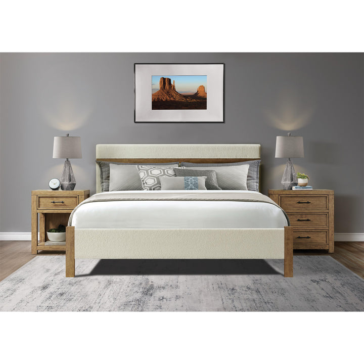 Bozeman - Three Drawer Nightstand - Light Brown