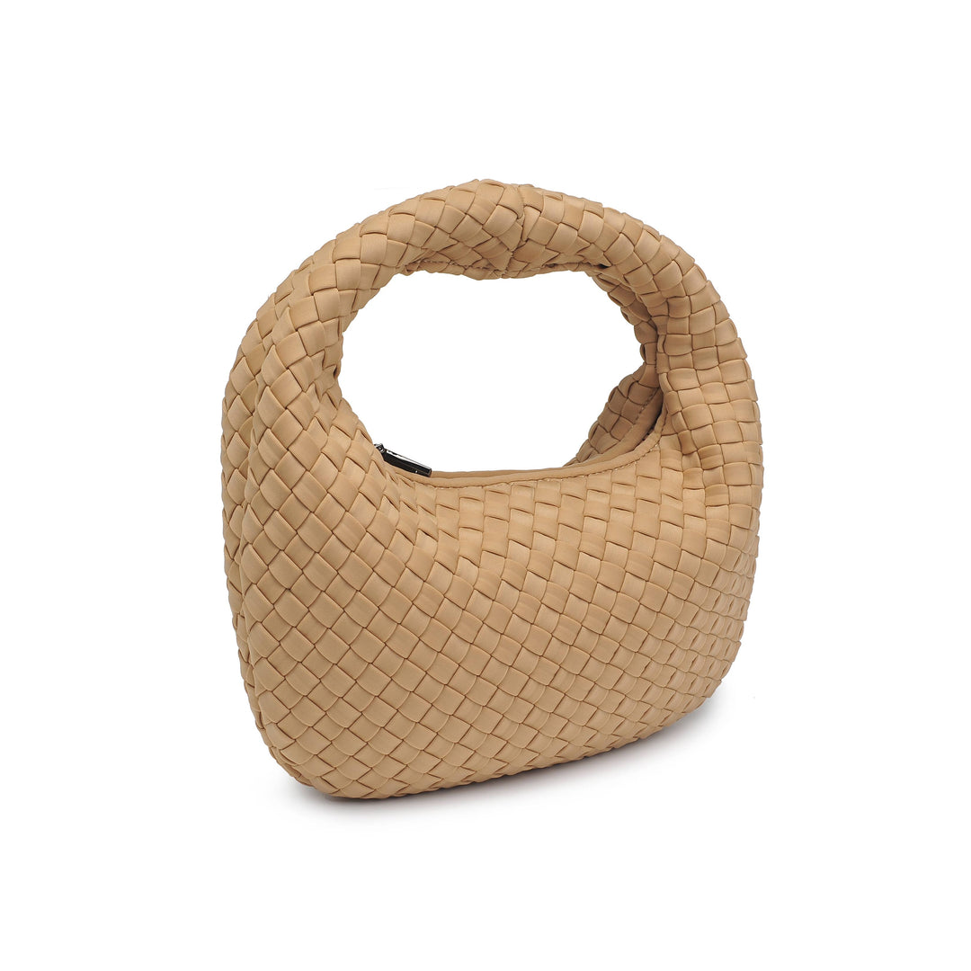 Dare to Dream - Small Woven Neoprene Clutch: Dark Denim