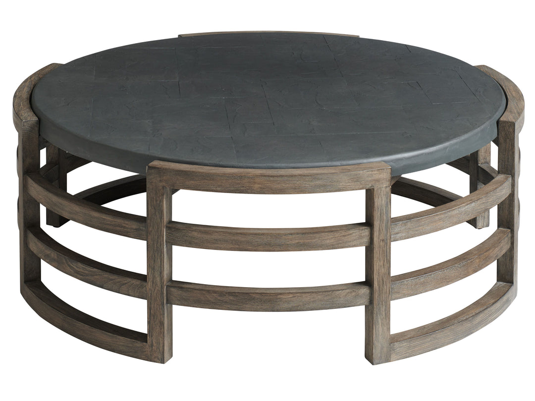 La Jolla - Round Cocktail Table - Dark Brown