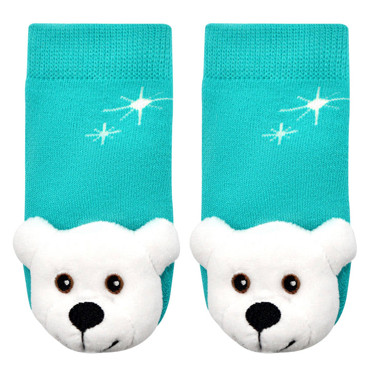 Polar Bear - Boogie Toes Rattle Socks: 0 - 1 Y