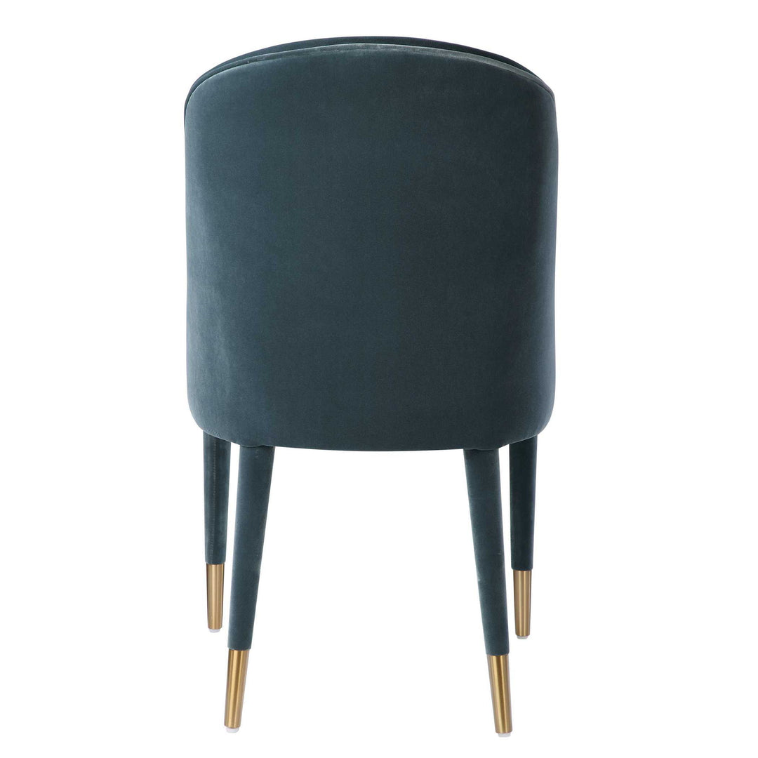 Brie - Armless Chair (Set of 2) - Blue