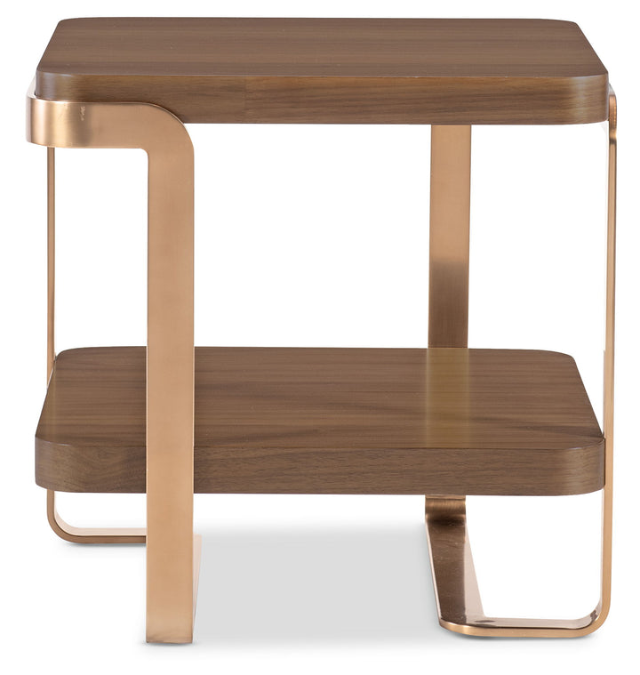 Eleana - End Table - Medium Wood