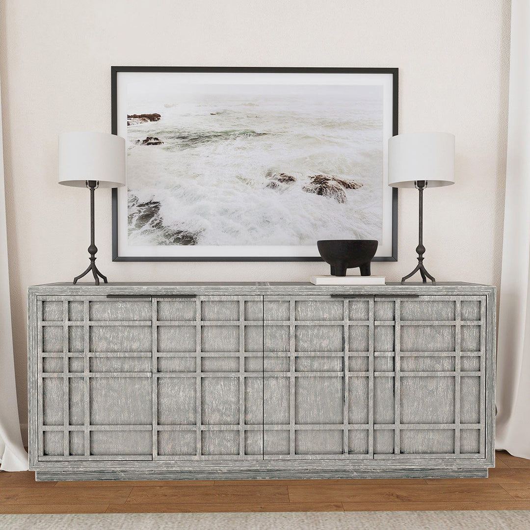 Chandler - 4 Door Sideboard - Antique Blue