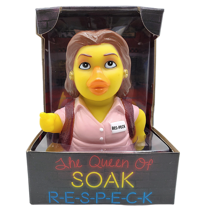 Queen of Soak – R-E-S- PECK Bath Toy Rubber Duck
