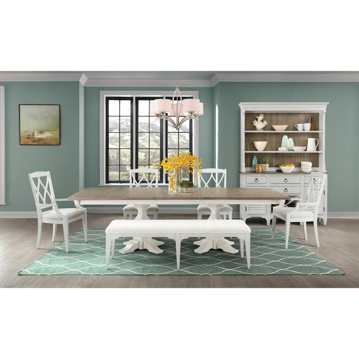 Myra - Upholstered Dining Bench - Paperwhite