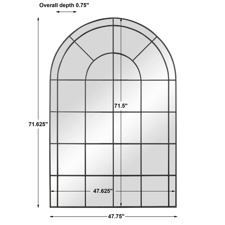 Grantola - Arch Iron Mirror - Black