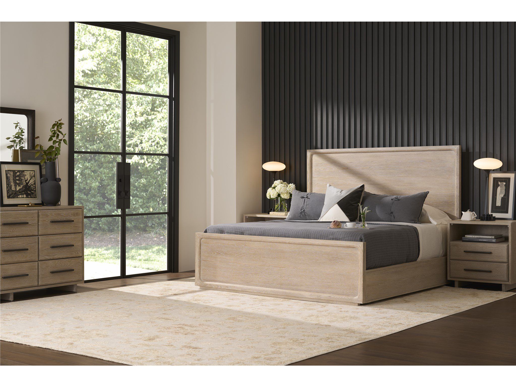 Modern - Panel Bed