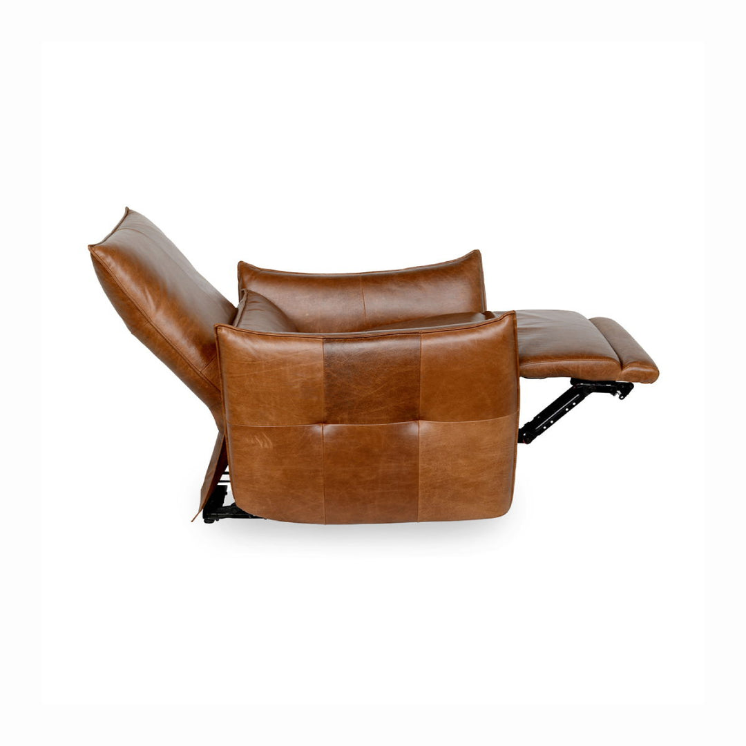Amsterdam - Leather Power Recliner - Kona Brown
