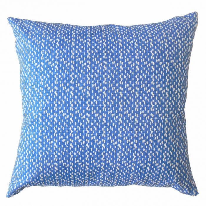 Xakery Throw Pillow: Cello Blue / 20" x 20"