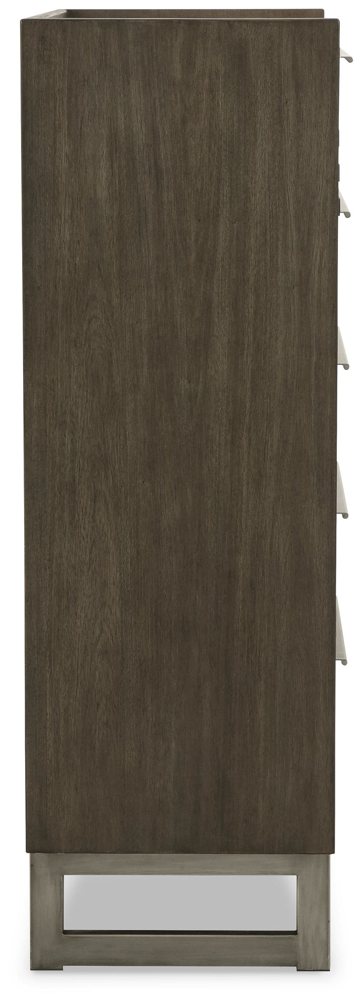 Arkenton - Grayish Brown / White - Five Drawer Chest