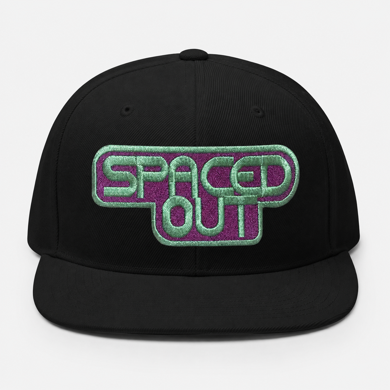 Space Spaced Out Verbage - Sew Original Patch – 1.8" x 3.85"