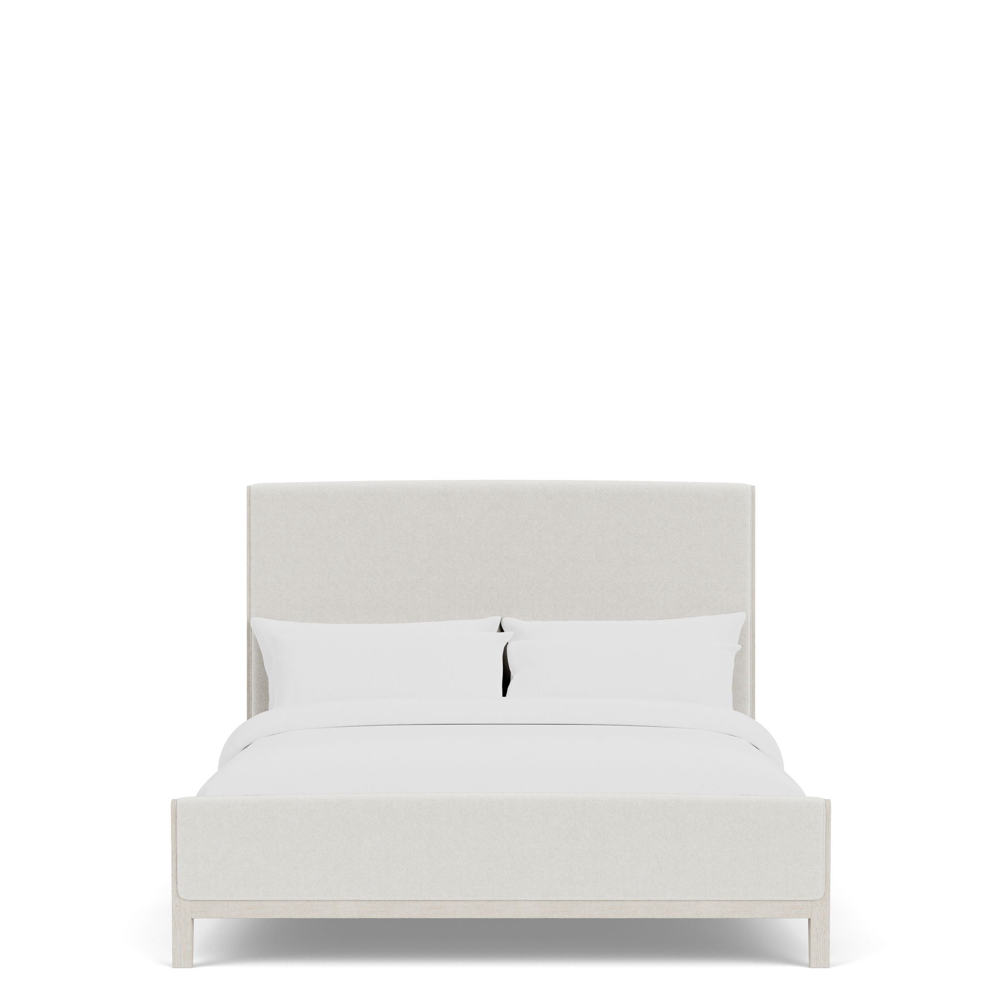 Carmella - King Upholstered Bed - Pebble Oak