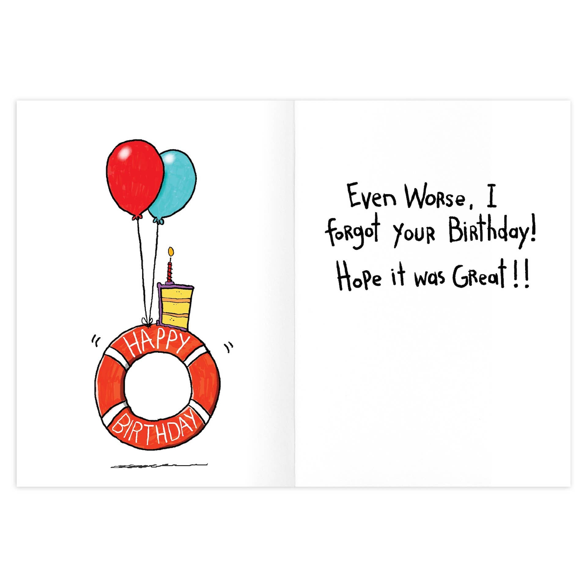 Unicorn Noah's Arc Birthday Card - 9481