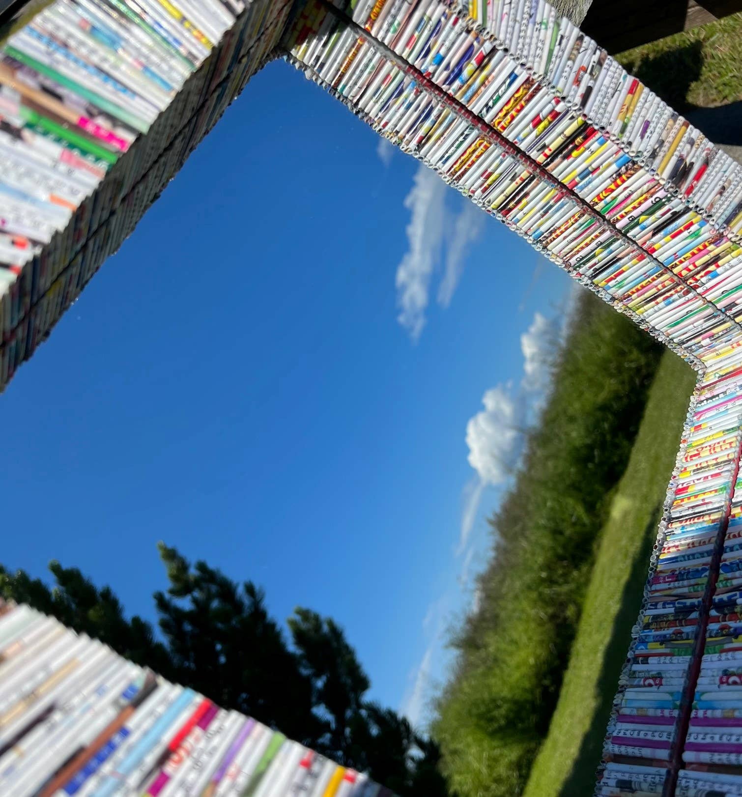 Mirror - Recycled Paper: Round