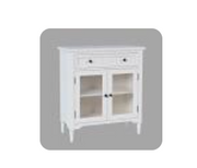 WESTPORT 32 ACCENT CABINET - WHT