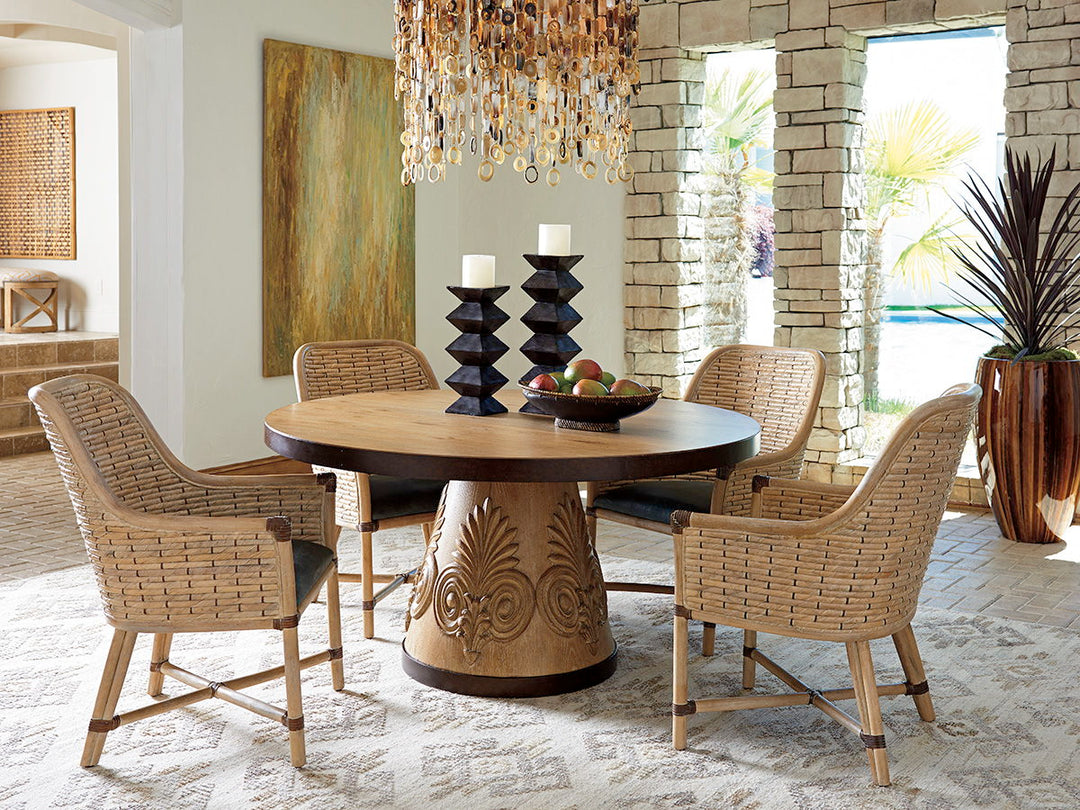 Los Altos - Weston Round Dining Table - Light Brown