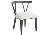 Dwell - Basalt Side Chair (Set of 2) - Dark Gray / White
