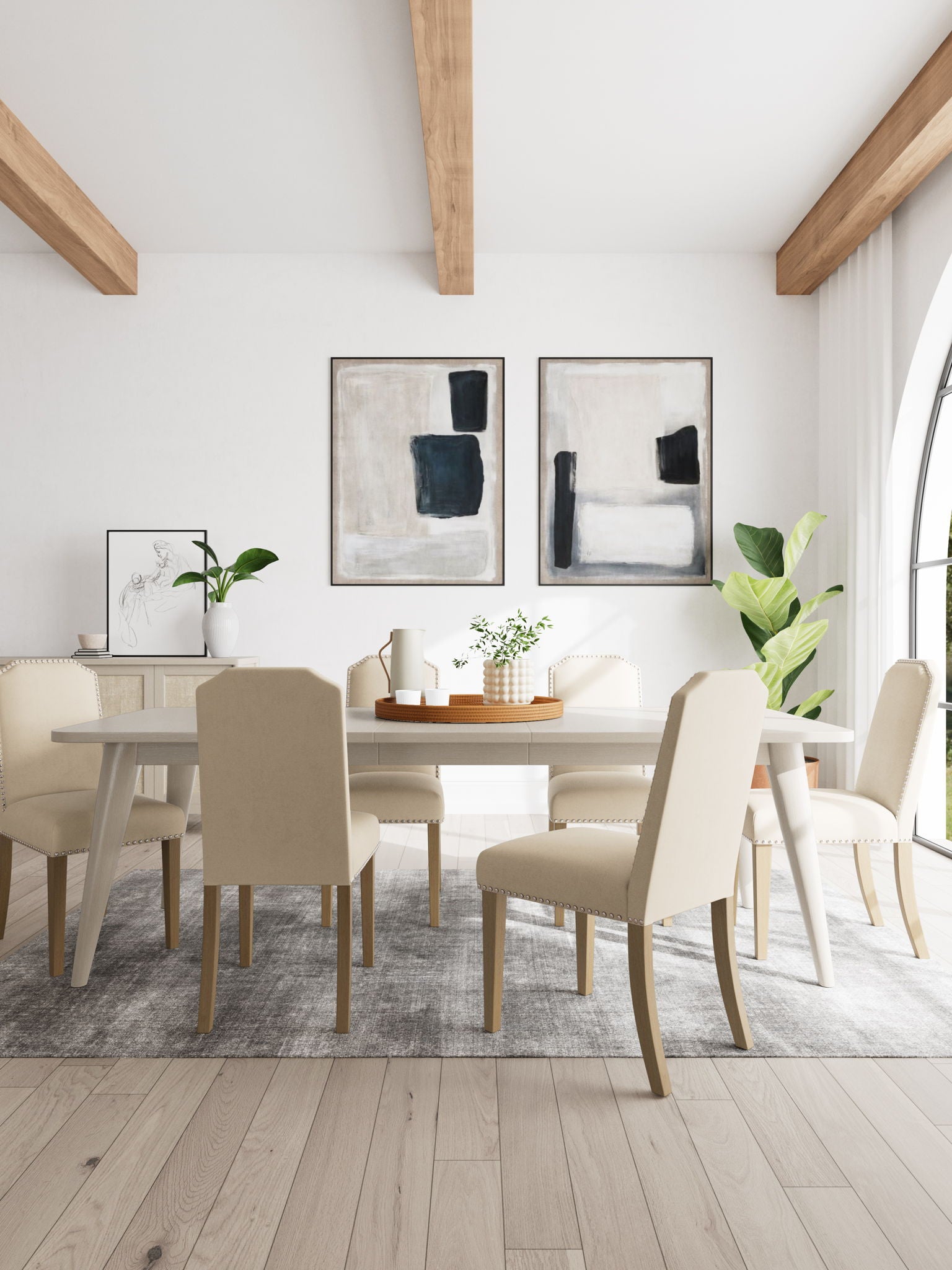 Mix-N-Match Chairs - Clipped Top Upholstered Chair